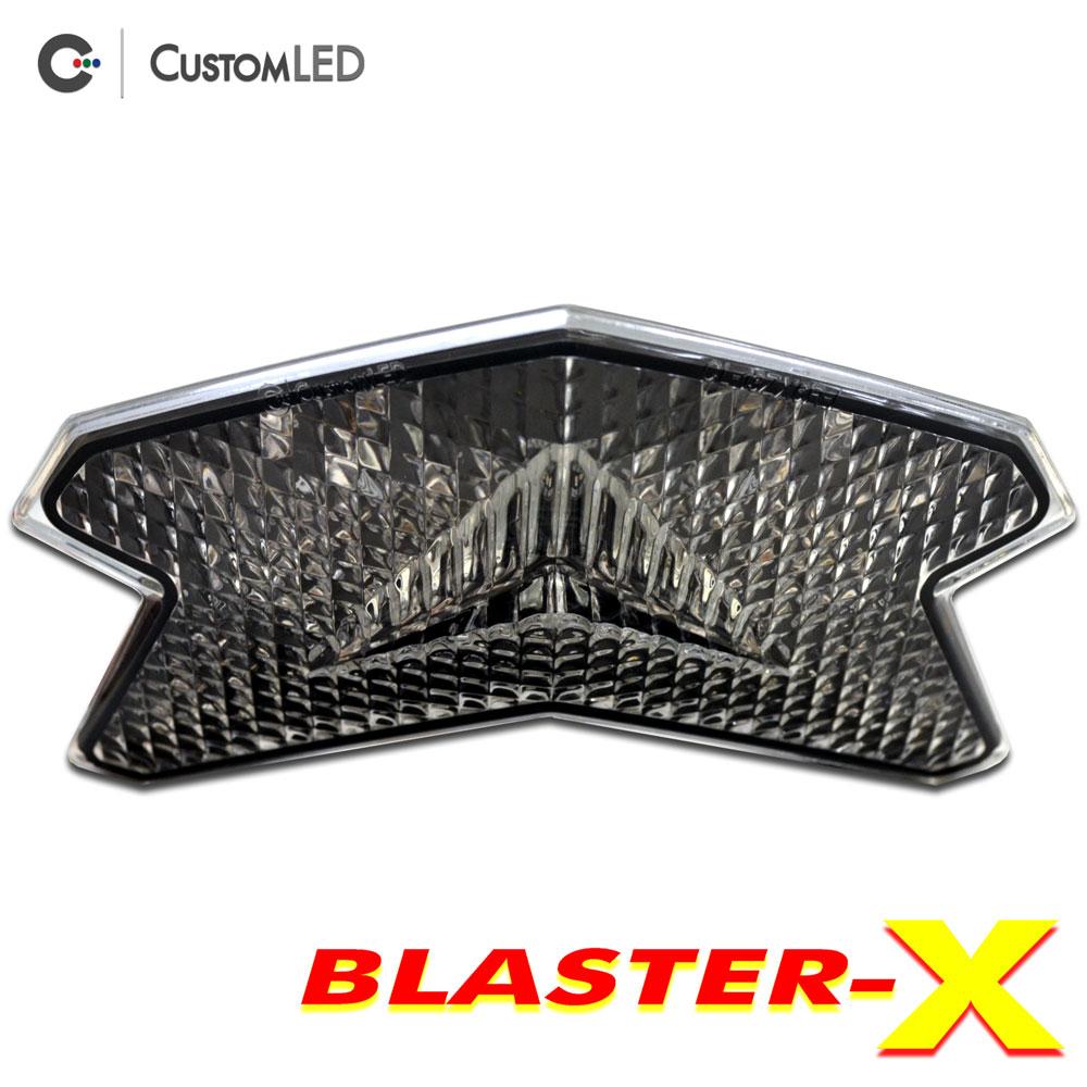Kawasaki Z125 PRO Blaster-X Integrated LED Tail Light for years 2017-2025 - Clear Lens