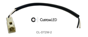 Ducati OEM Turn Signal Connectors, 2-Wire (pair), Type 2