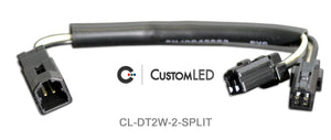 Ducati OEM Turn Signal Y-Splitter Connectors, 2-Wire (pair), Type 2