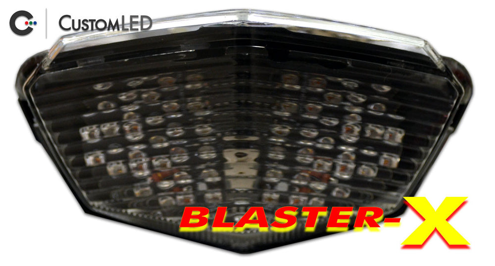 Kawasaki Ninja 250R Blaster-X Integrated LED Tail Light for years 2008 2009 2010 2011 2012 by Custom LED