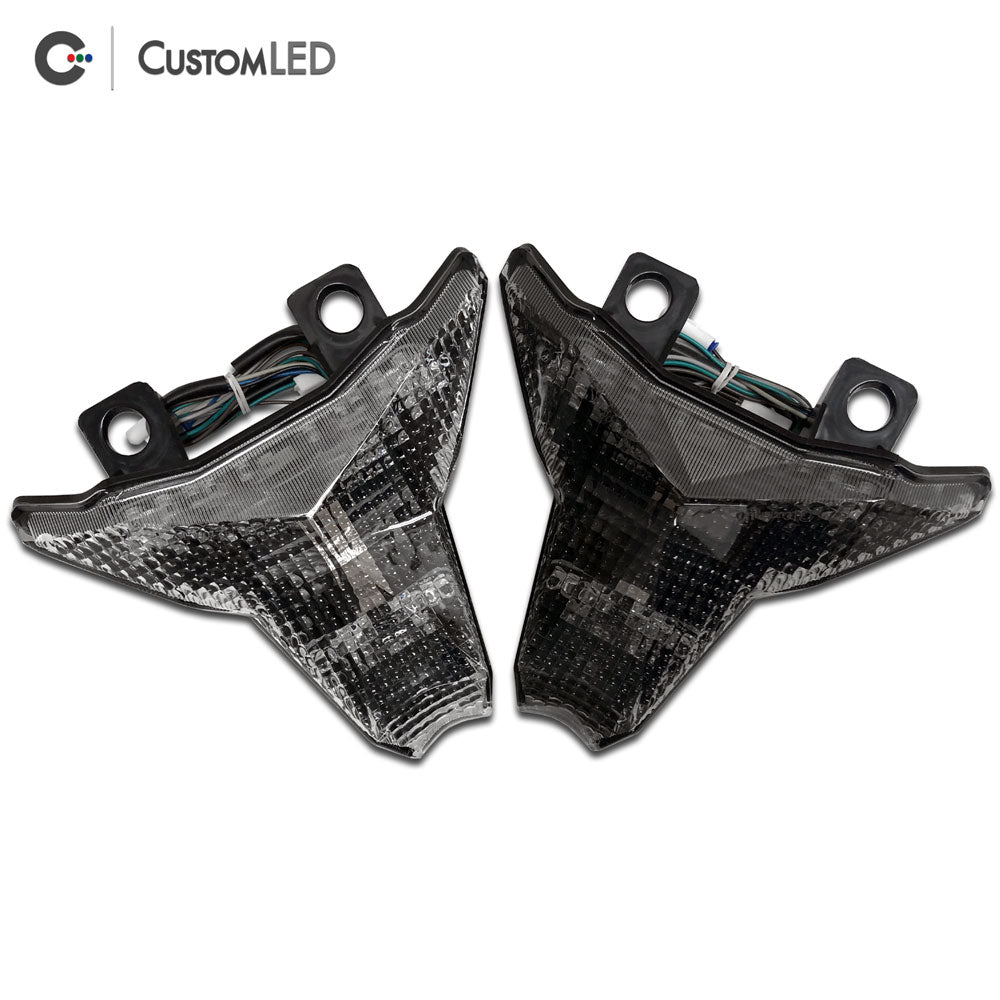 Kawasaki Ninja ZX-4R Blaster-X Integrated LED Tail Light for years 2023, 2024 & 2025 - Clear VS Smoked Lens