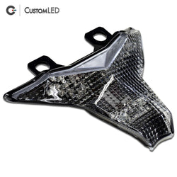 Kawasaki Ninja ZX-6R Blaster-X Integrated LED Tail Light for years 2024, 2025 & 2026 - Clear Lens