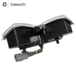 Kawasaki Ninja ZX-14R Blaster-X Integrated LED Tail Light for years 2006-2025 by Custom LED - Clear Lens
