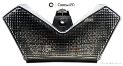 Kawasaki Ninja ZX-14R Blaster-X Integrated LED Tail Light for years 2006-2025 by Custom LED - Clear Lens