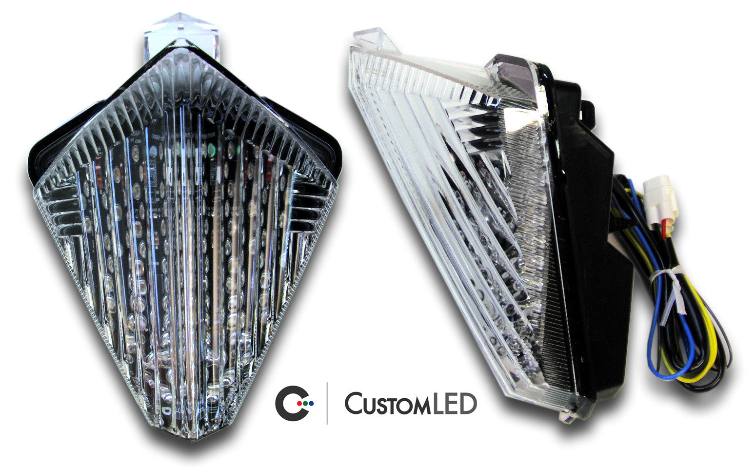 Yamaha YZF-R1 Blaster-X Integrated LED Tail Light for years 2007 2008 by Custom LED