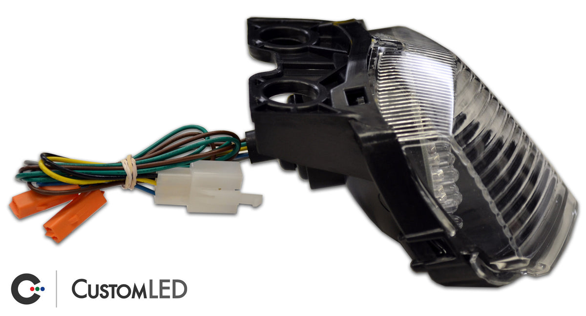 Kawasaki Ninja 250R Blaster-X Integrated LED Tail Light for years 2008 2009 2010 2011 2012 by Custom LED