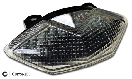 Kawasaki Versys Blaster-X Integrated LED Tail Light for years 2010-2021 by Custom LED - Clear Lens