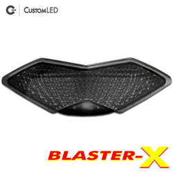 Kawasaki Z1000SX Blaster-X Integrated LED Tail Light for years 2011-2019 by Custom LED - Smoked Lens