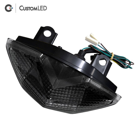 Kawasaki Ninja 1000 Blaster-X Integrated LED Tail Light for years 2011-2019 by Custom LED - Smoked Lens