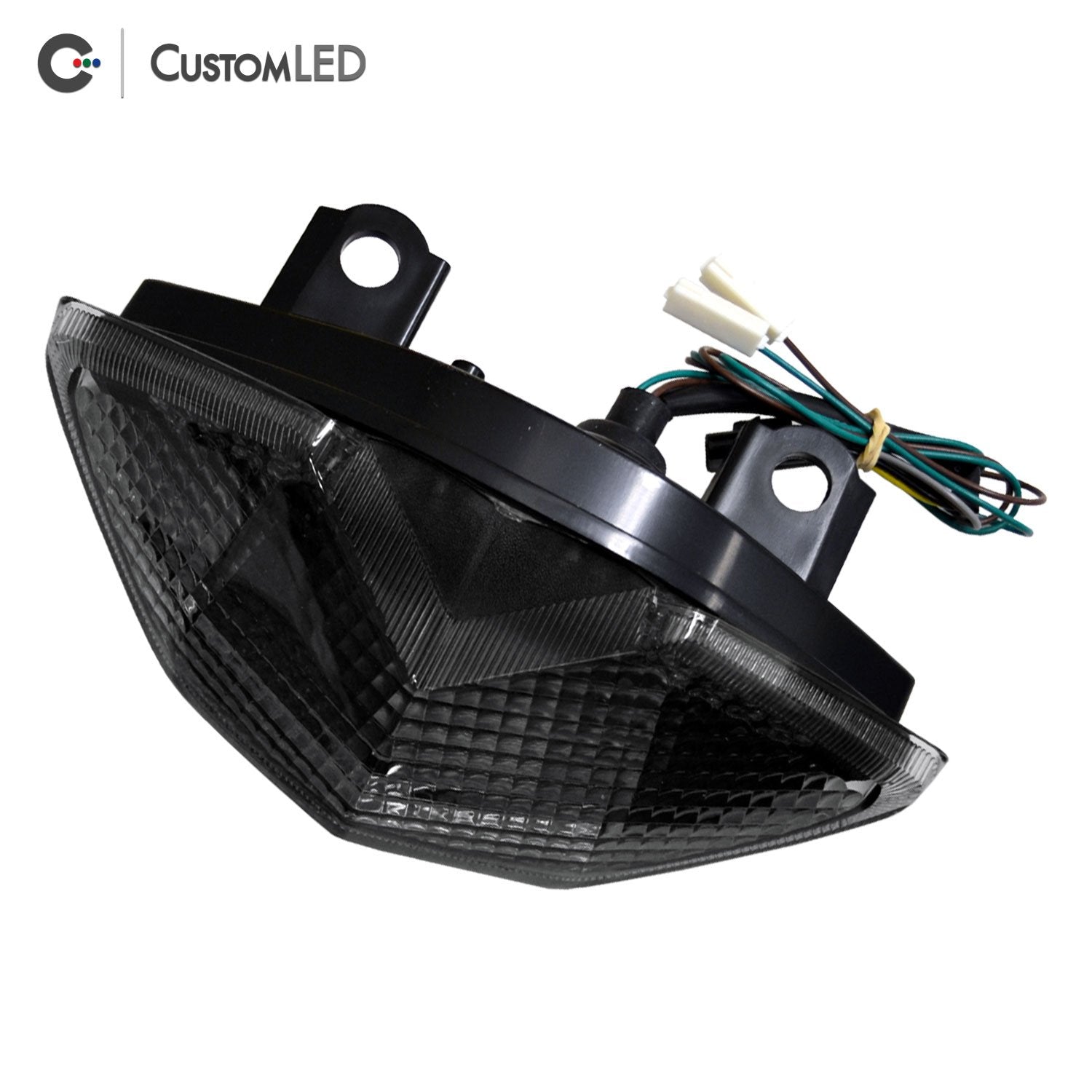 Kawasaki Ninja 1000SX Blaster-X Integrated LED Tail Light for years 2020-2024 by Custom LED - Smoked Lens