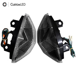 Kawasaki Z1000SX Blaster-X Integrated LED Tail Light for years 2011-2019 by Custom LED - Clear VS Smoked Lens