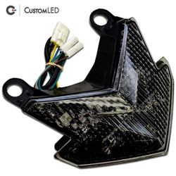 Kawasaki Ninja ZX-6R Blaster-X Integrated LED Tail Light for years 2013-2018 - Smoked Lens