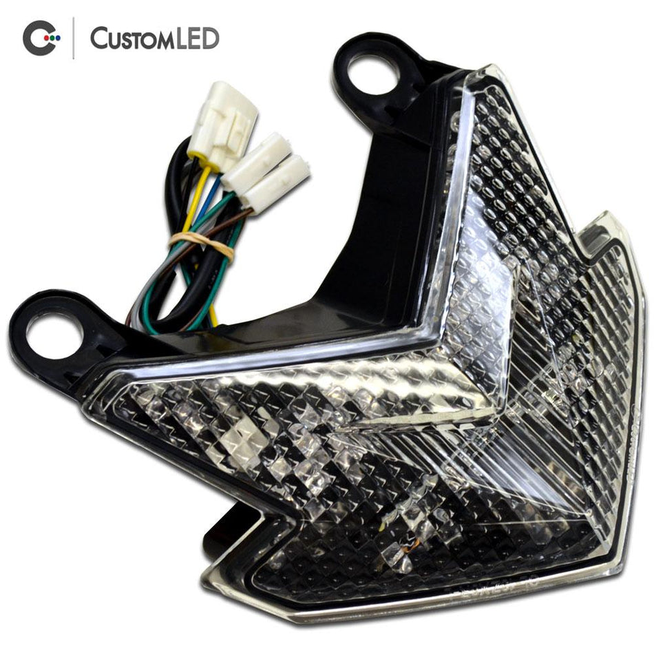 Kawasaki Z125 PRO Blaster-X Integrated LED Tail Light for years 2017-2026 - Clear Lens