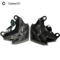 Kawasaki Z125 PRO Blaster-X Integrated LED Tail Light for years 2017-2026 - Clear VS Smoked Lens