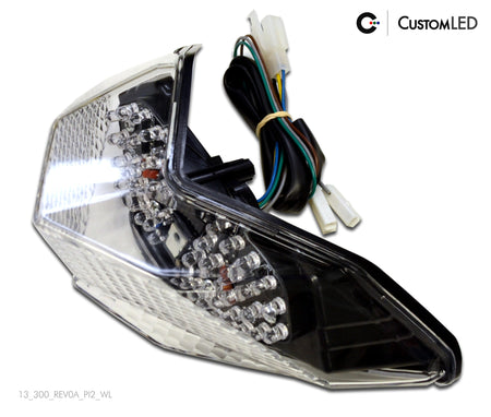 Kawasaki Ninja 300 Blaster-X Integrated LED Tail Light for years 2013 2014 2015 2016 2017 by Custom LED