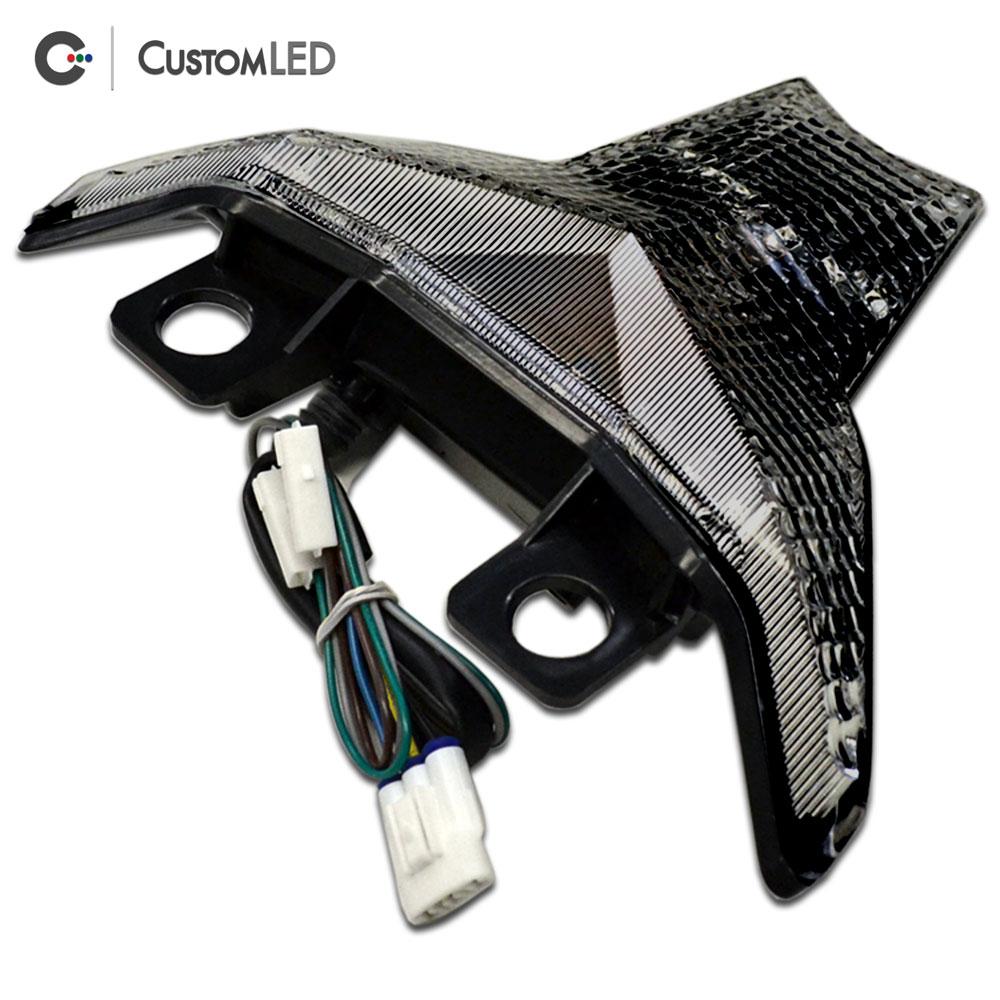 Kawasaki Z400 Blaster-X Integrated LED Tail Light for years 2019-2023 - Smoked Lens