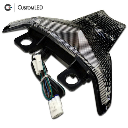 Kawasaki ZX-10R Blaster-X Integrated LED Tail Light for years 2016-2020 - Smoked Lens