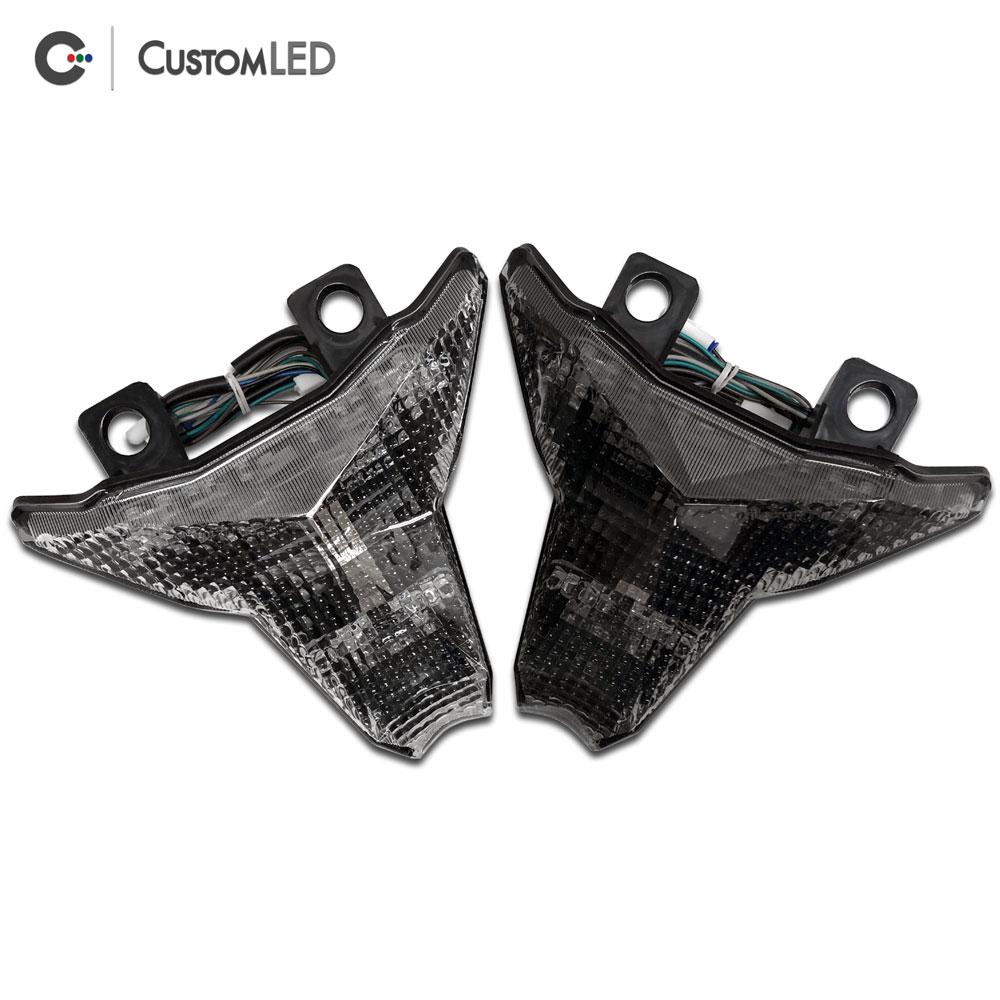 Kawasaki Z400 Blaster-X Integrated LED Tail Light for years 2019-2023 - Clear VS Smoked Lens