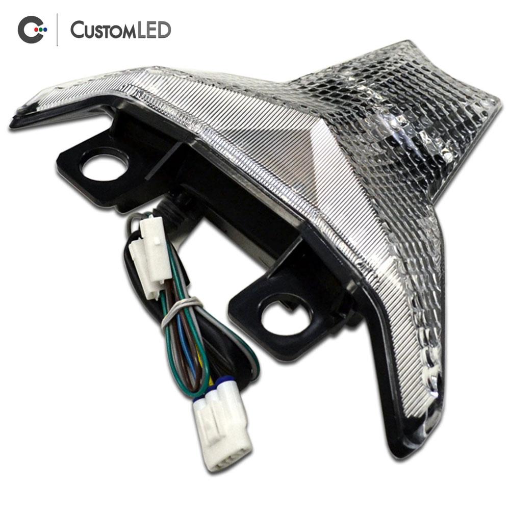Kawasaki Z400 Blaster-X Integrated LED Tail Light for years 2019-2023 - Clear Lens