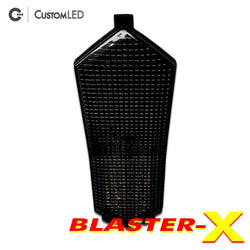 Yamaha YZF-R1 Blaster-X Integrated LED Tail Light for years 2015-2026 by Custom LED - Smoked Lens