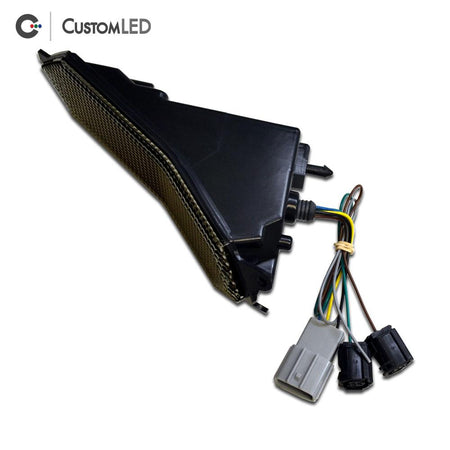 Yamaha YZF-R1 Blaster-X Integrated LED Tail Light for years 2015-2026 by Custom LED - Smoked Lens