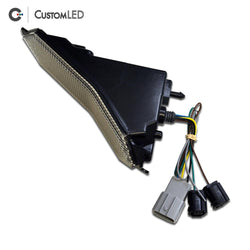 Yamaha YZF-R1 Blaster-X Integrated LED Tail Light for years 2015-2026 by Custom LED - Clear Lens