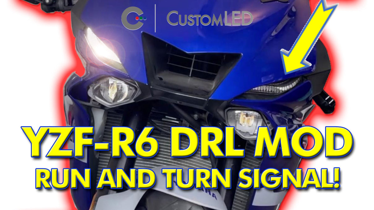 2017+ YZF-R6 DRL Blinker Mod - Plug and Play Blinker Genie by Custom LED