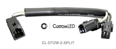 Ducati OEM Turn Signal Y-Splitter Connectors, 2-Wire (pair), Type 2