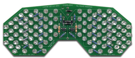 Yamaha YZF-R6 Integrated LED Tail Light Retrofit Kit for years 2001 2002 by Custom LED