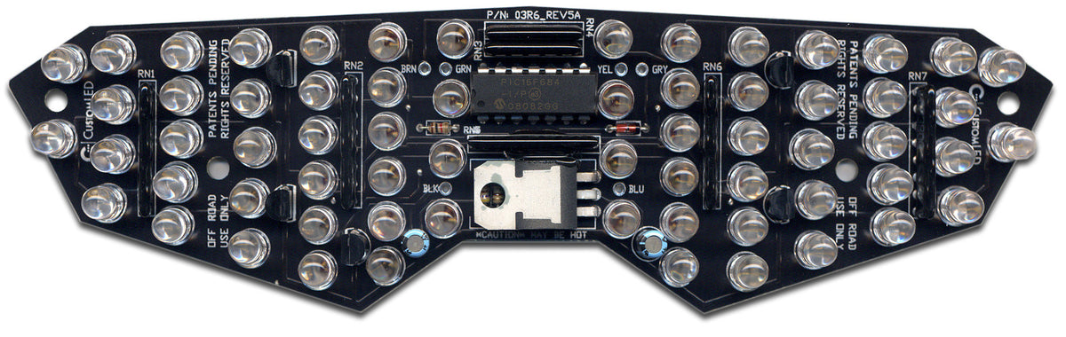 Yamaha YZF-R6 Blaster-X Integrated LED Tail Light Retrofit Kit for years 2003 2004 2005 by Custom LED