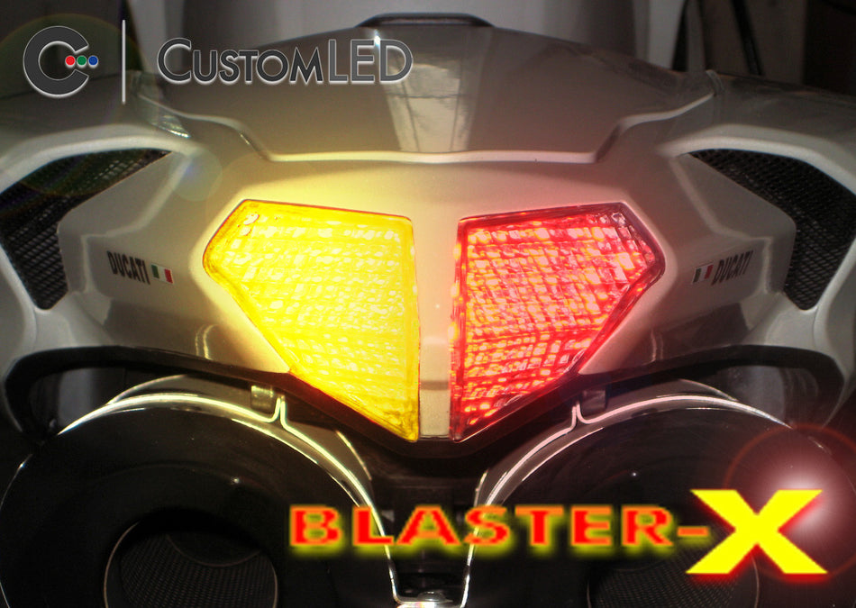 Ducati 848 Blaster-X Integrated LED Tail Light for years 2008 2009 2010 2011 2012 2013 by Custom LED