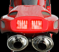 Ducati 916/995/996/998/748 Integrated LED Tail Light Retrofit Kit for years 1994 1995 1996 1997 1998 1999 2000 2001 2002 by Custom LED