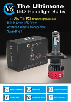 9007 LED Headlight Bulb - High Performance