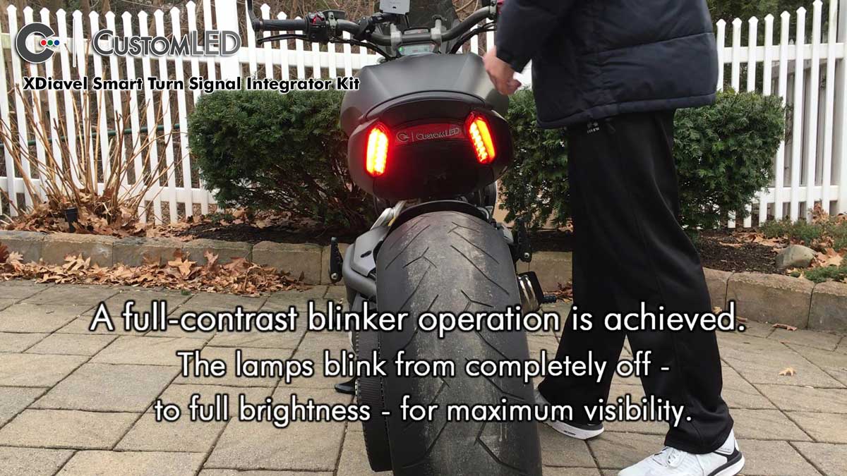 XDiavel Smart Turn Signal Integrator Kit - Custom LED