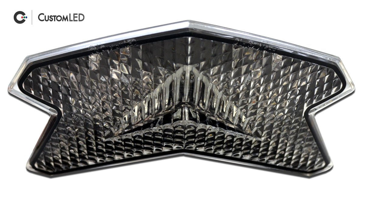 Kawasaki Z125 PRO Blaster-X Integrated LED Tail Light for years 2017-2026 - Clear Lens