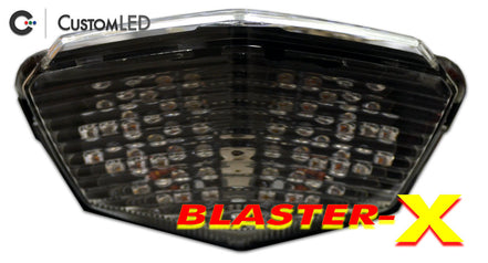 Kawasaki Ninja 250R Blaster-X Integrated LED Tail Light for years 2008 2009 2010 2011 2012 by Custom LED