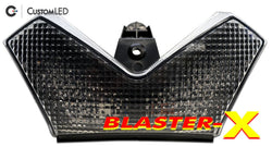 Kawasaki Ninja ZX-14R Blaster-X Integrated LED Tail Light for years 2006-2025 by Custom LED - Clear Lens
